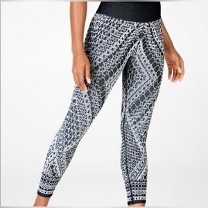 “Almost New” Fabletics High-Waisted Seamless Lace Capri Leggings…Size: Medium